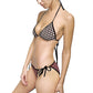 Women's Checkered Bikini Swimsuit - Stylish Beachwear for Summer Fun