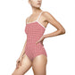 Red Women's One-Piece Swimsuit