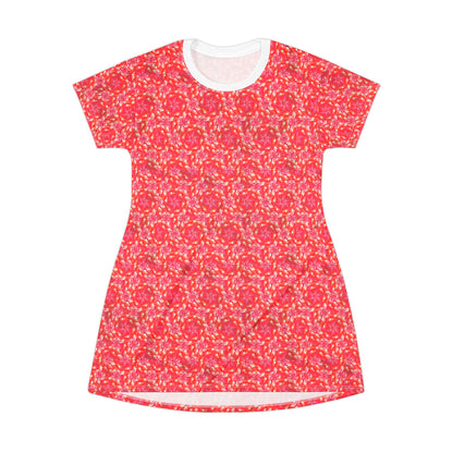 Floral Bliss T-Shirt Dress
