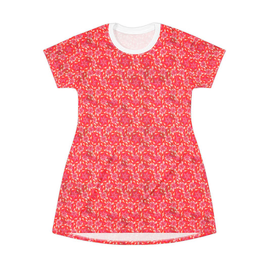 Floral Bliss T-Shirt Dress