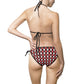 Women's Checkered Bikini Swimsuit - Stylish Beachwear for Summer Fun