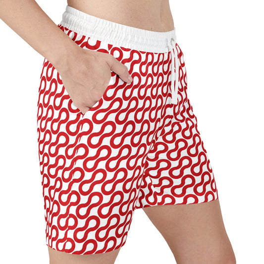Stylish Red Swim Short