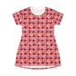 Floral T-Shirt Dress, Rosy Summer Dress