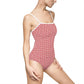 Red Women's One-Piece Swimsuit