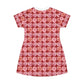 Floral T-Shirt Dress, Rosy Summer Dress